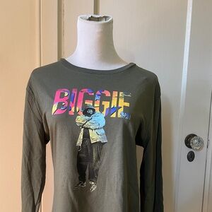 Old Navy Kids Biggie Graphic Long Sleeve Tee - Olive